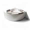 Corner jetted bathtub with acrylic construction and white finish 150 x 150 x 70cm