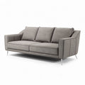 Gray fabric three-seater sofa with modern design dimensions 200 x 90 x 85cm